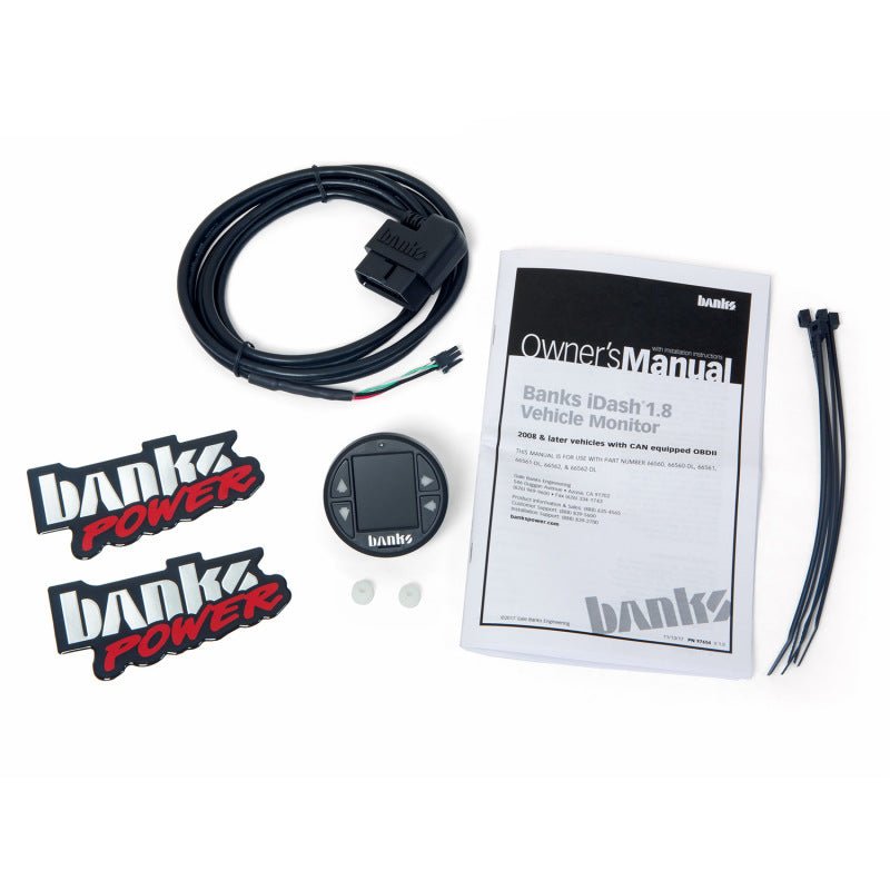 Banks Power 2008+ Universal iDash 1.8 Super Gauge - Crew Original