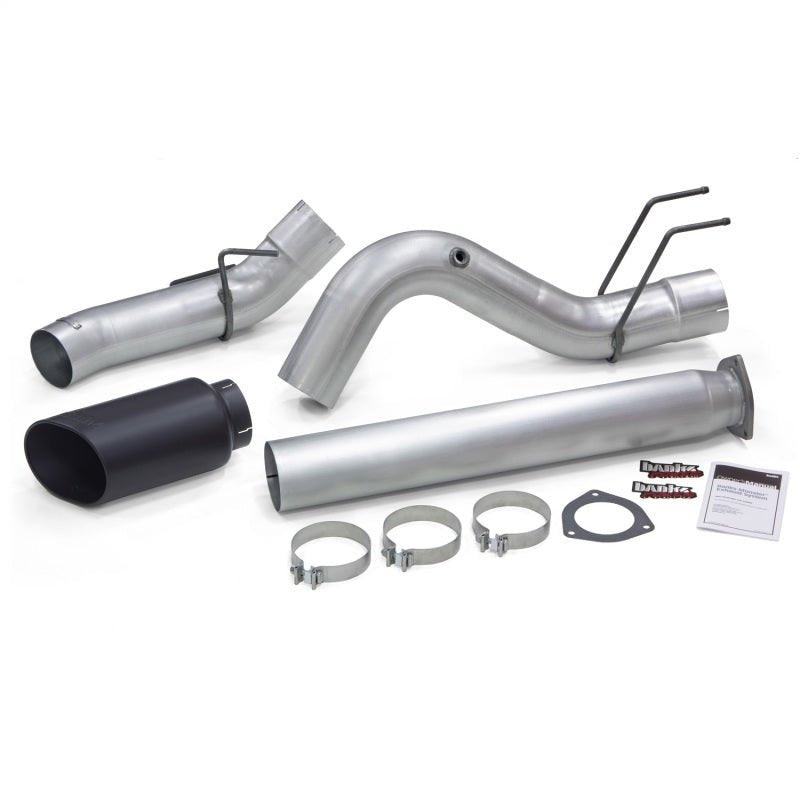 Banks Power 2017 Ford 6.7L 5in Monster Exhaust System - Single Exhaust w/ Black Tip - Crew Original