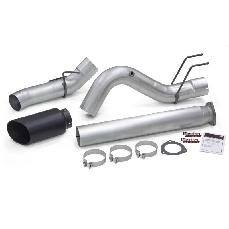 Banks Power 2017 Ford 6.7L 5in Monster Exhaust System - Single Exhaust w/ Black Tip - Crew Original