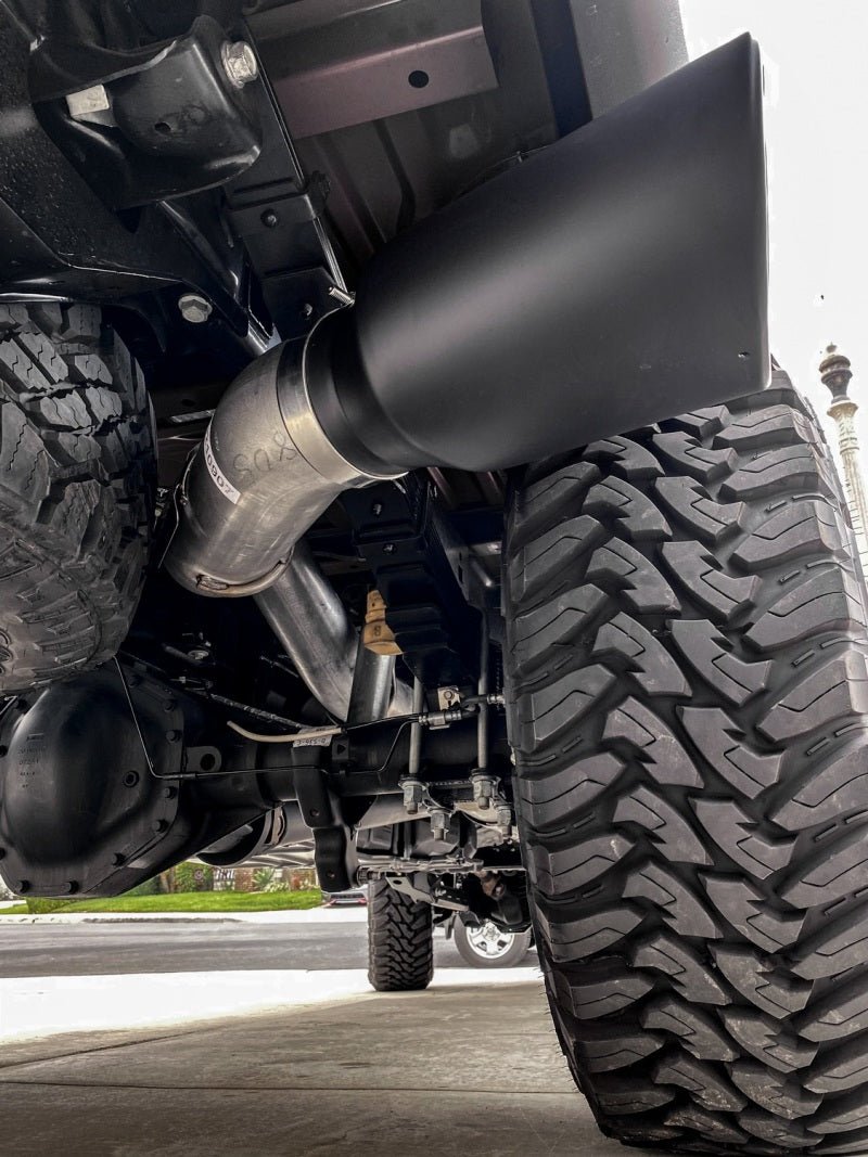 Banks Power 2017 Ford 6.7L 5in Monster Exhaust System - Single Exhaust w/ Black Tip - Crew Original