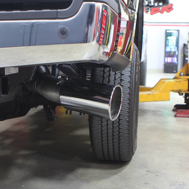 Banks Power 2017 Ford 6.7L 5in Monster Exhaust System - Single Exhaust w/ Chrome Tip - Crew Original