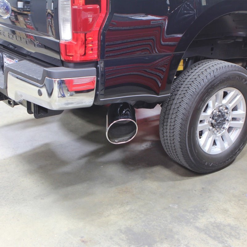 Banks Power 2017 Ford 6.7L 5in Monster Exhaust System - Single Exhaust w/ Chrome Tip - Crew Original