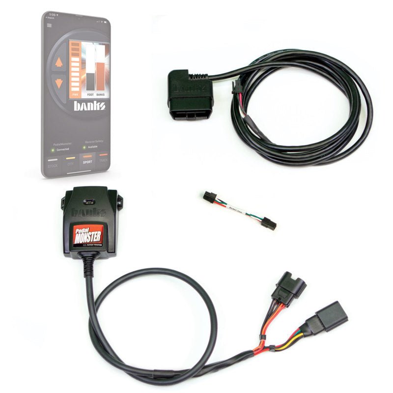 Banks Power Pedal Monster Kit (Stand-Alone) - Molex MX64 - 6 Way - Use w/Phone - Crew Original