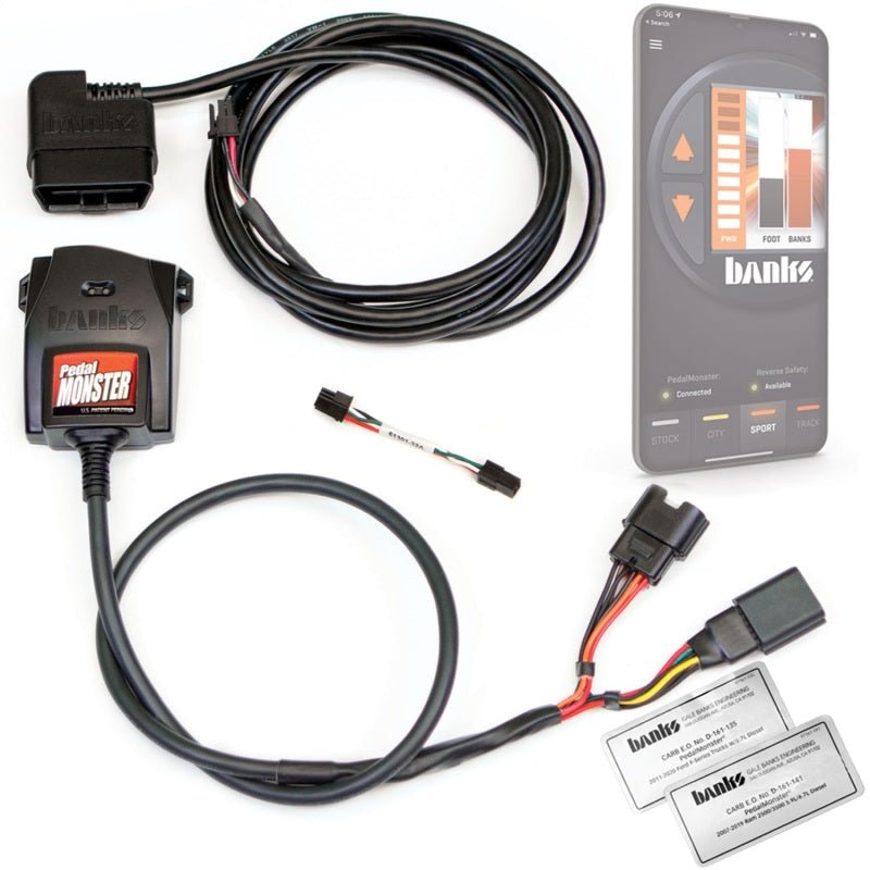 Banks Power Pedal Monster Kit (Stand-Alone) - Molex MX64 - 6 Way - Use w/Phone - Crew Original