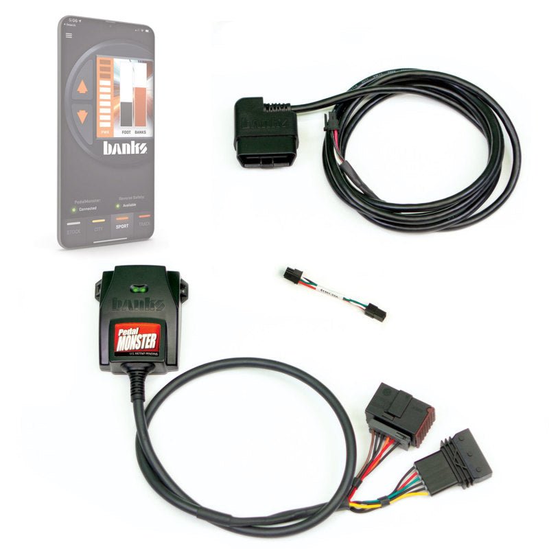 Banks Power Pedal Monster Kit (Stand-Alone) - TE Connectivity MT2 - 6 Way - Use w/Phone - Crew Original