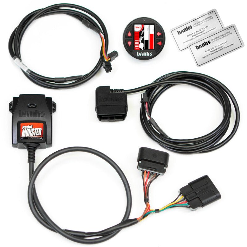 Banks Power Pedal Monster Kit w/iDash SuperGauge - 07-19 Ram 2500/3500 / 11-20 Ford F-Series 6.7L - Crew Original