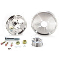 BBK 02-04 Mustang 4.6 GT Underdrive Pulley Kit - Lightweight CNC Billet Aluminum (3pc) - Crew Original