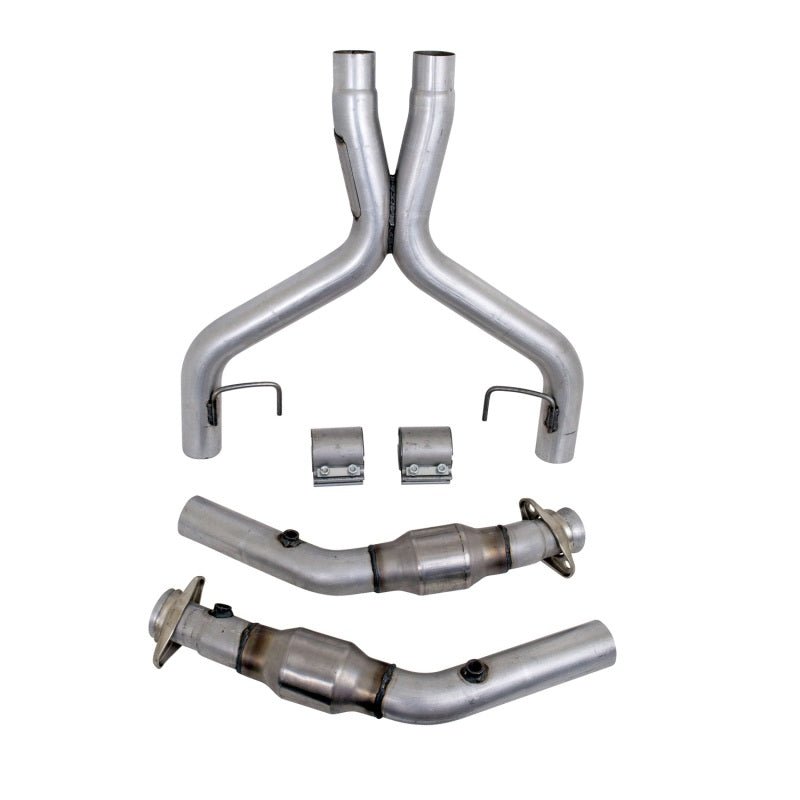 BBK 05-10 Mustang 4.6 GT High Flow X Pipe With Catalytic Converters - 2-3/4 - Crew Original