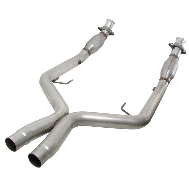 BBK 05-10 Mustang 4.6 GT High Flow X Pipe With Catalytic Converters - 2-3/4 - Crew Original