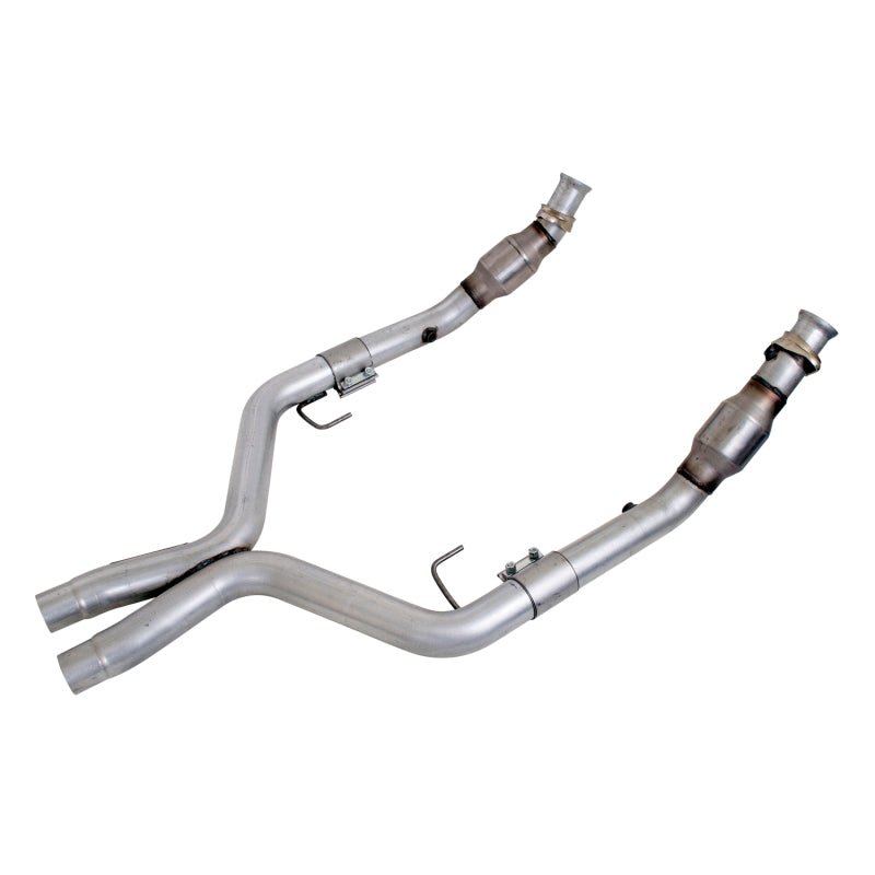 BBK 05-10 Mustang 4.6 GT High Flow X Pipe With Catalytic Converters - 2-3/4 - Crew Original