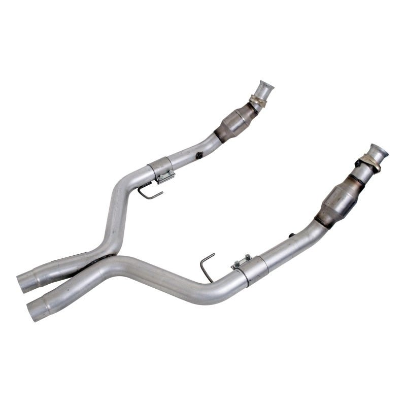 BBK 05-10 Mustang 4.6 GT High Flow X Pipe With Catalytic Converters - 2-3/4 - Crew Original