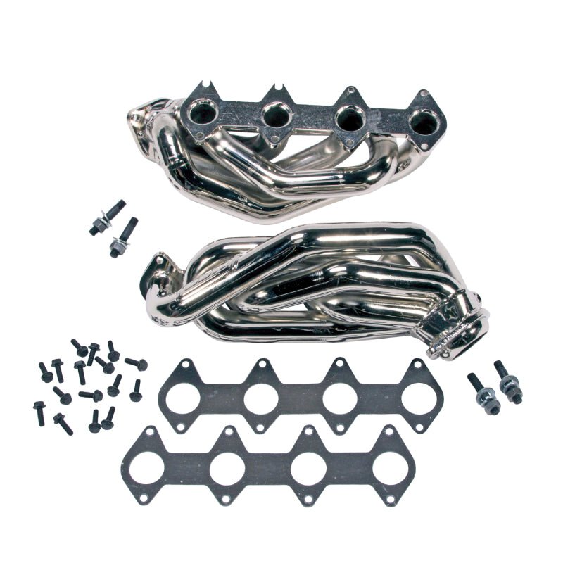 BBK 05-10 Mustang 4.6 GT Shorty Tuned Length Exhaust Headers - 1-5/8 Chrome - Crew Original
