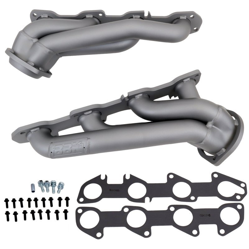 BBK 09-20 Dodge Challenger Hemi 5.7L Shorty Tuned Length Exhaust Headers - 1-3/4in Titanium Ceramic - Crew Original
