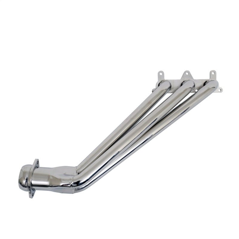 BBK 10-11 Camaro V6 Long Tube Exhaust Headers With Converters - 1-5/8 Chrome - Crew Original