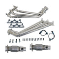 BBK 10-11 Camaro V6 Long Tube Exhaust Headers With Converters - 1-5/8 Chrome - Crew Original