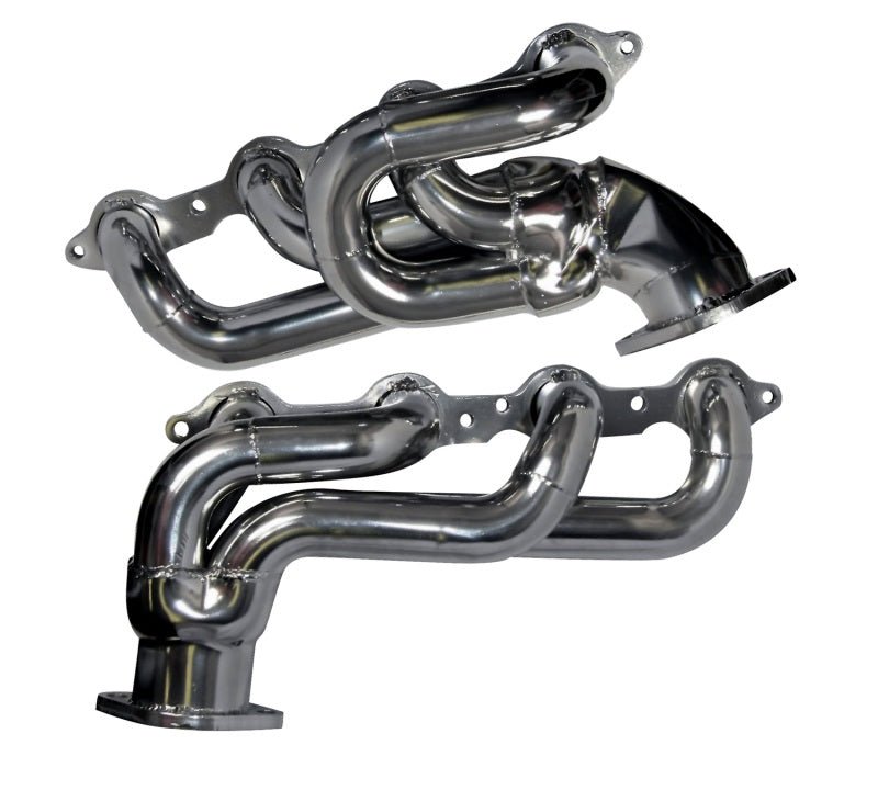 BBK 10-15 Camaro LS3 L99 Shorty Tuned Length Exhaust Headers - 1-3/4 Chrome - Crew Original