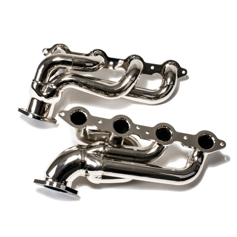 BBK 10-15 Camaro LS3 L99 Shorty Tuned Length Exhaust Headers - 1-3/4 Chrome - Crew Original