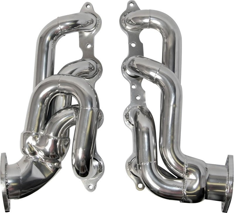BBK 10-15 Camaro LS3 L99 Shorty Tuned Length Exhaust Headers - 1-3/4 Silver Ceramic - Crew Original