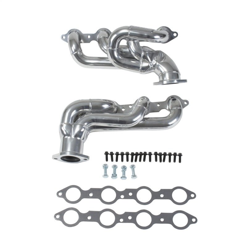 BBK 10-15 Camaro LS3 L99 Shorty Tuned Length Exhaust Headers - 1-3/4 Silver Ceramic - Crew Original