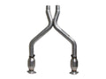 BBK 11-14 Mustang 3.7 V6 Short Mid X Pipe With Catalytic Converters 2-1/2 For BBK Long Tube Headers - Crew Original