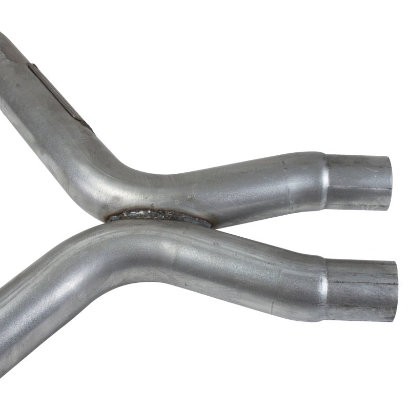 BBK 11-14 Mustang 3.7 V6 Short Mid X Pipe With Catalytic Converters 2-1/2 For BBK Long Tube Headers - Crew Original