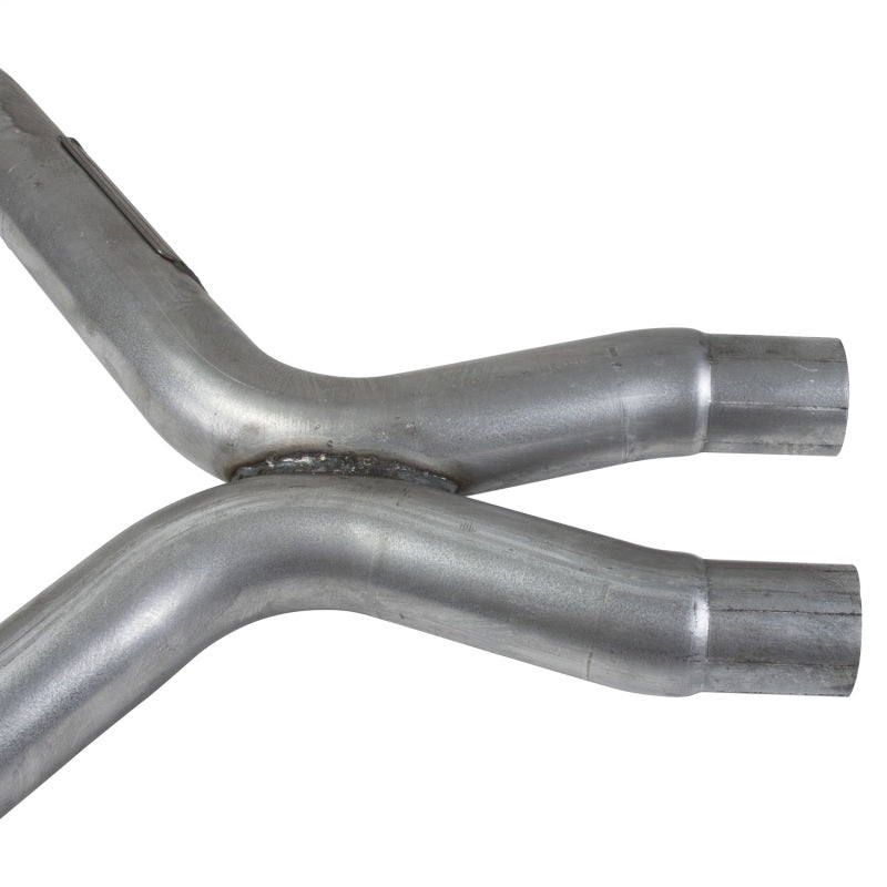 BBK 11-14 Mustang 3.7 V6 Short Mid X Pipe With Catalytic Converters 2-1/2 For BBK Long Tube Headers - Crew Original