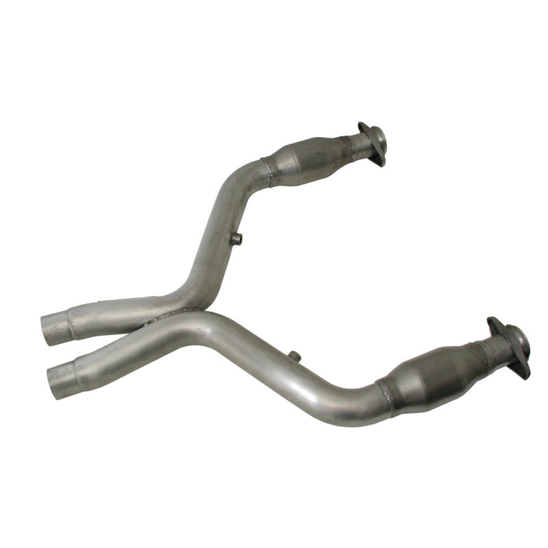 BBK 11-14 Mustang 5.0 Short Mid X Pipe With Catalytic Converters 3.0 For BBK Long Tube Headers - Crew Original