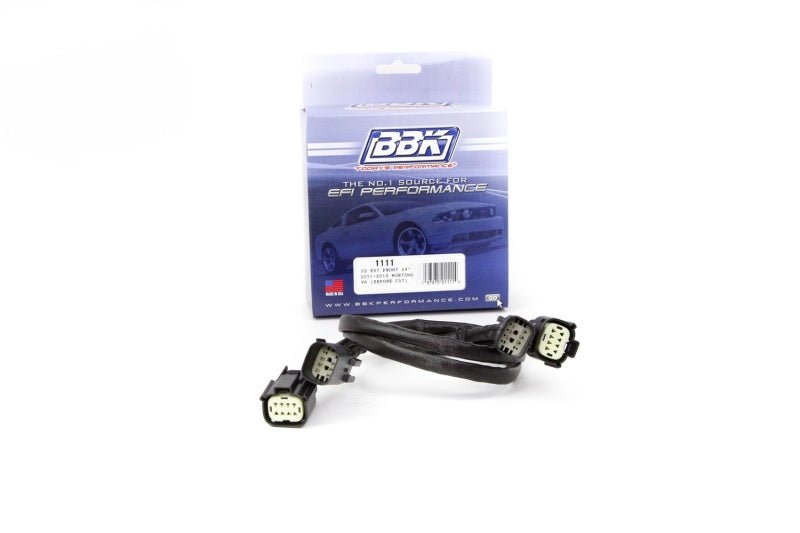 BBK 11-14 Mustang V6 Front O2 Sensor Wire Harness Extensions 24 (pair) - Crew Original