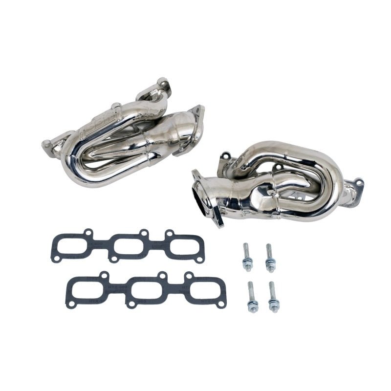 BBK 11-15 Mustang 3.7 V6 Shorty Tuned Length Exhaust Headers - 1-5/8 Chrome - Crew Original