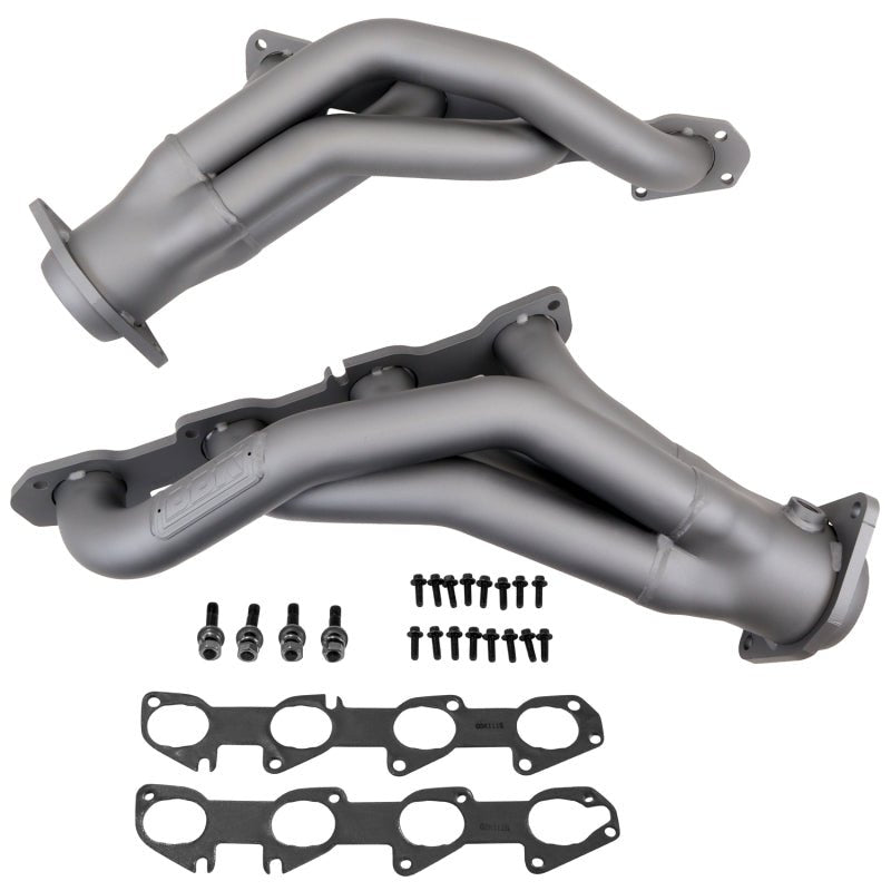 BBK 11-20 Dodge Challenger Hemi 6.4L Shorty Tuned Length Exhaust Headers - 1-7/8in Titanium Ceramic - Crew Original