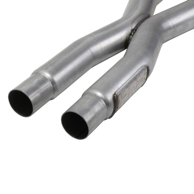 BBK 15-20 Ford Mustang GT 5.0L Resonator Delete X-Pipe (For Use w/Shorties Or Stock Manifolds) - Crew Original