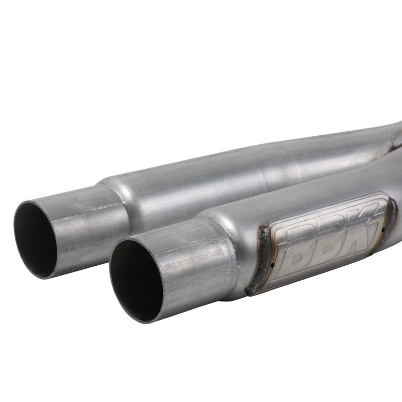 BBK 15-20 Ford Mustang GT 5.0L Resonator Delete X-Pipe (For Use w/Shorties Or Stock Manifolds) - Crew Original