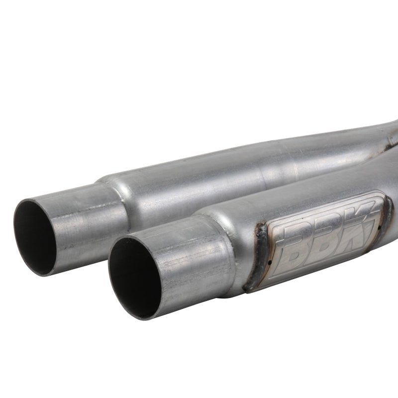 BBK 15-20 Ford Mustang GT 5.0L Resonator Delete X-Pipe (For Use w/Shorties Or Stock Manifolds) - Crew Original