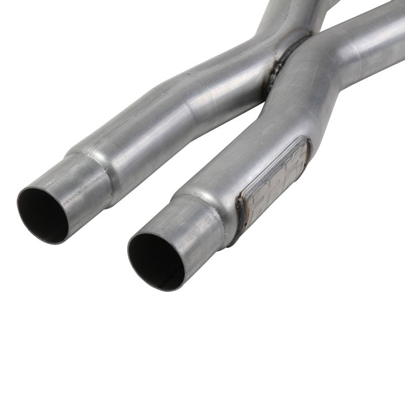 BBK 15-20 Ford Mustang GT 5.0L Resonator Delete X-Pipe (For Use w/Shorties Or Stock Manifolds) - Crew Original