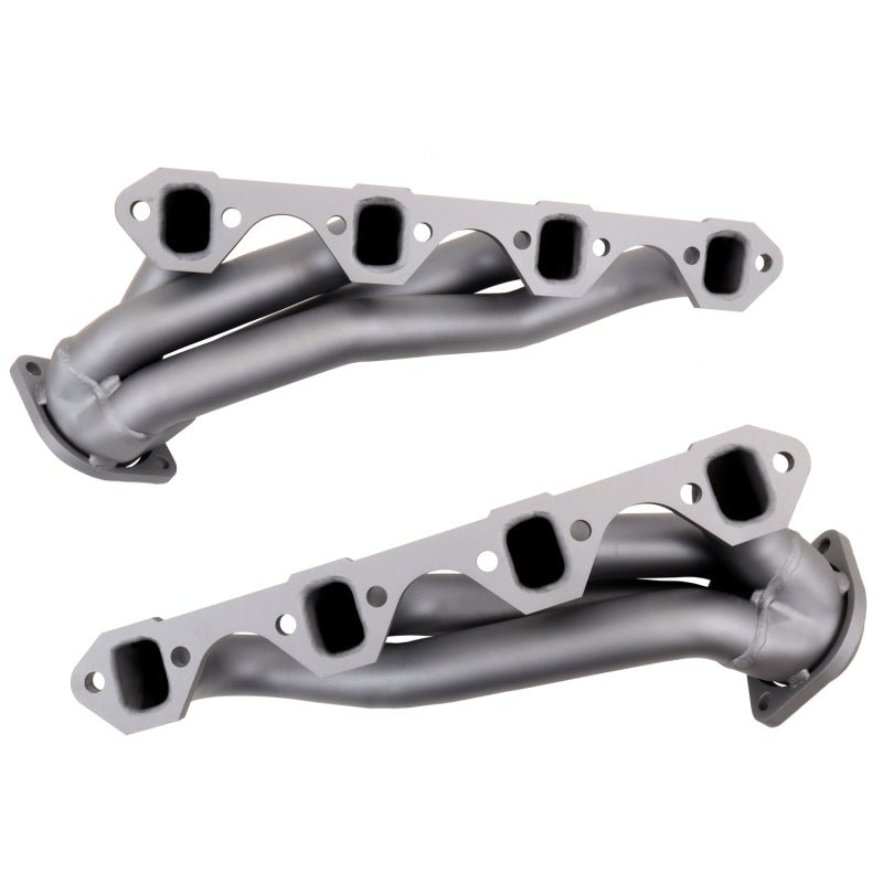 BBK 79-93 Mustang 5.0 Shorty Unequal Length Exhaust Headers - 1-5/8 Chrome - Crew Original