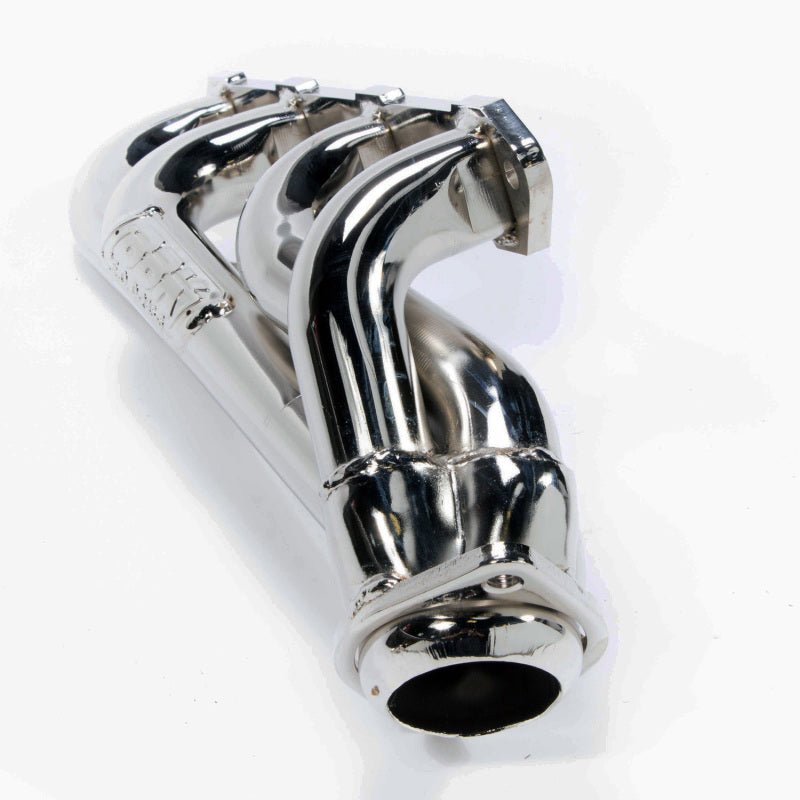 BBK 79-93 Mustang 5.0 Shorty Unequal Length Exhaust Headers - 1-5/8 Chrome - Crew Original