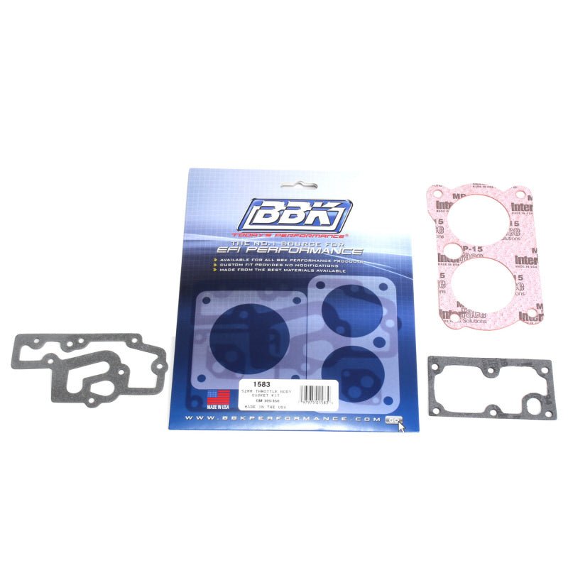 BBK 85-97 GM 305350 LT1 Twin 52mm Throttle Body Gasket Kit - Crew Original