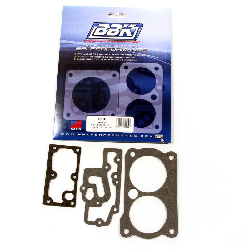 BBK 85-97 GM 305350 LT1 Twin 58mm Throttle Body Gasket Kit - Crew Original