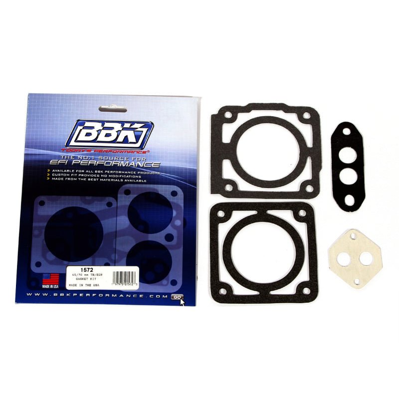 BBK 86-93 Mustang 5.0 65 70mm Throttle Body Gasket Kit - Crew Original