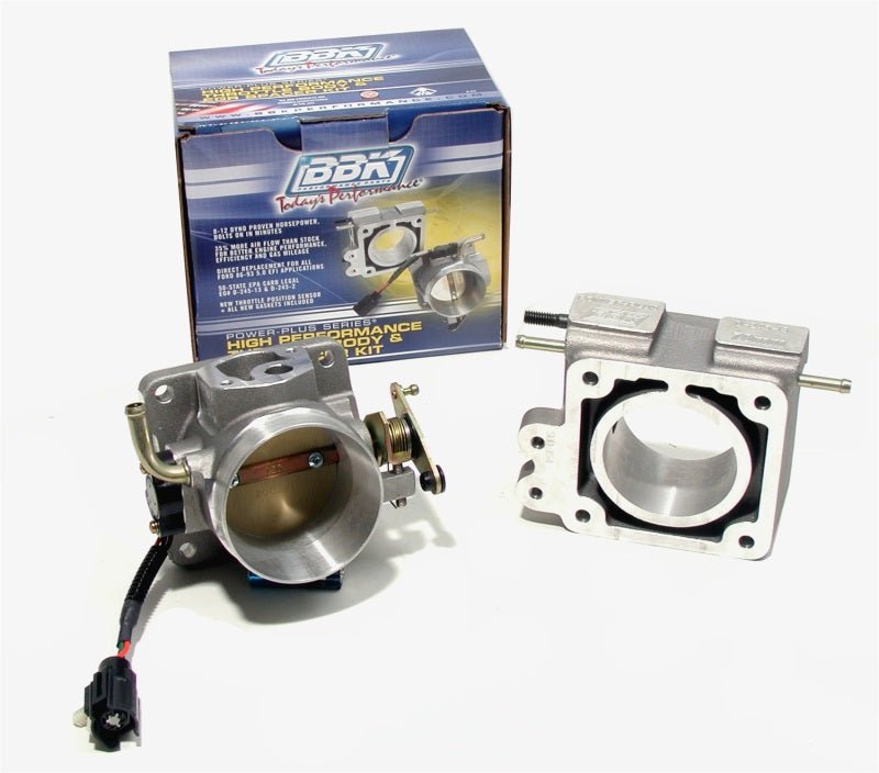 BBK 86-93 Mustang 5.0 75mm Throttle Body BBK Power Plus Series And EGR Spacer Kit - Crew Original