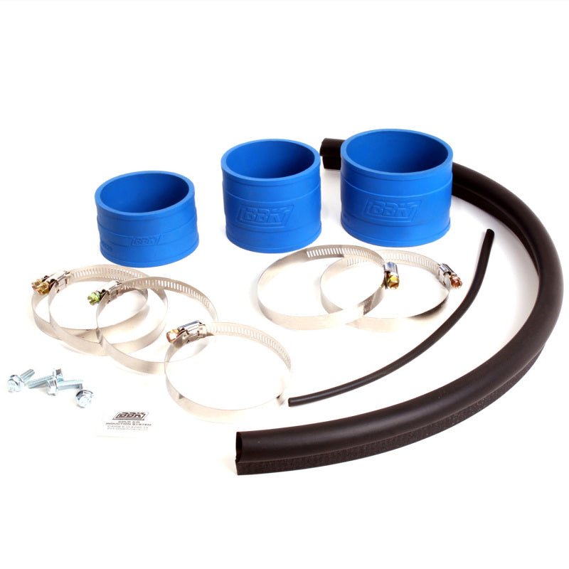 BBK 86-93 Mustang 5.0 Cold Air Intake Kit - Fenderwell Style - Chrome Finish - Crew Original
