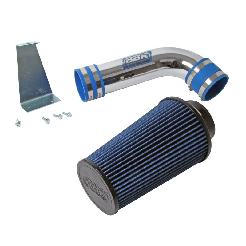 BBK 86-93 Mustang 5.0 Cold Air Intake Kit - Standard Style - Chrome Finish - Crew Original