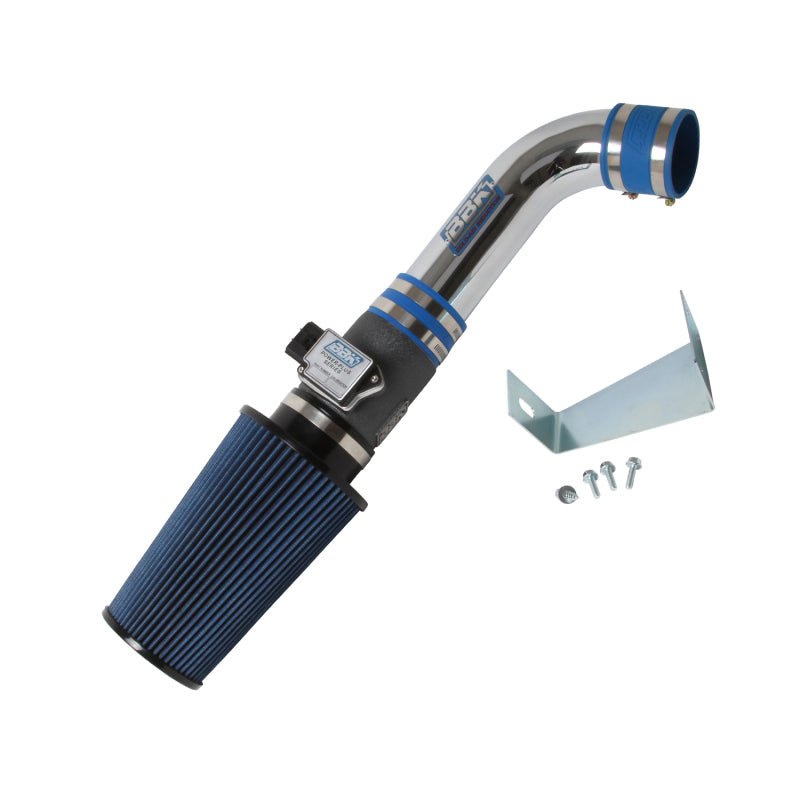 BBK 86-93 Mustang 5.0 Cold Air Intake Kit - Standard Style - Chrome Finish - Crew Original