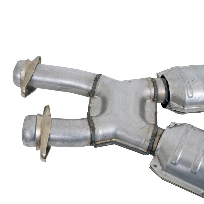 BBK 86-93 Mustang 5.0 High Flow X Pipe With Catalytic Converters - 2-1/2 - Crew Original