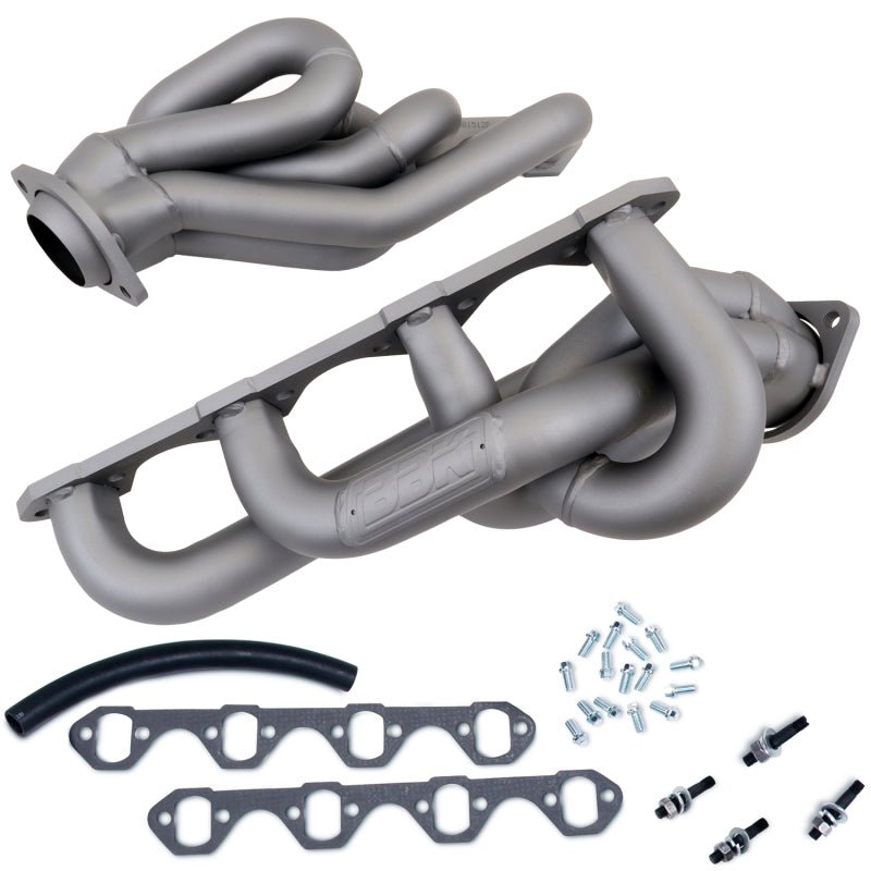 BBK 86-93 Mustang 5.0 Shorty Tuned Length Exhaust Headers - 1-5/8 Titanium Ceramic - Crew Original