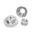 BBK 86-93 Mustang 5.0 Underdrive Pulley Kit - Lightweight CNC Billet Aluminum (3pc) - Crew Original
