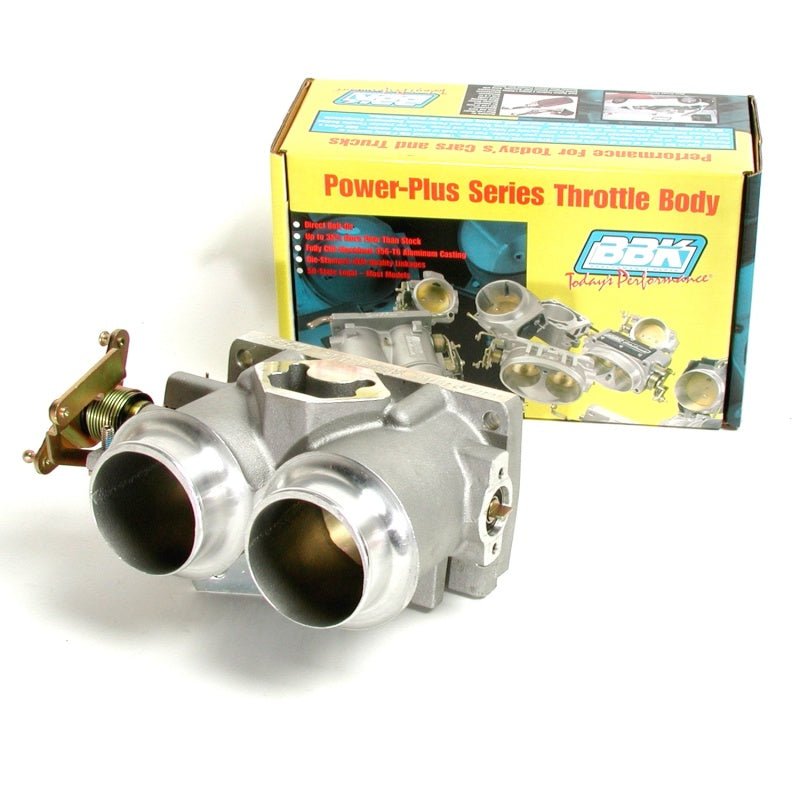 BBK 87-03 Ford F Series Truck RV 460 Twin 61mm Throttle Body BBK Power Plus Series - Crew Original