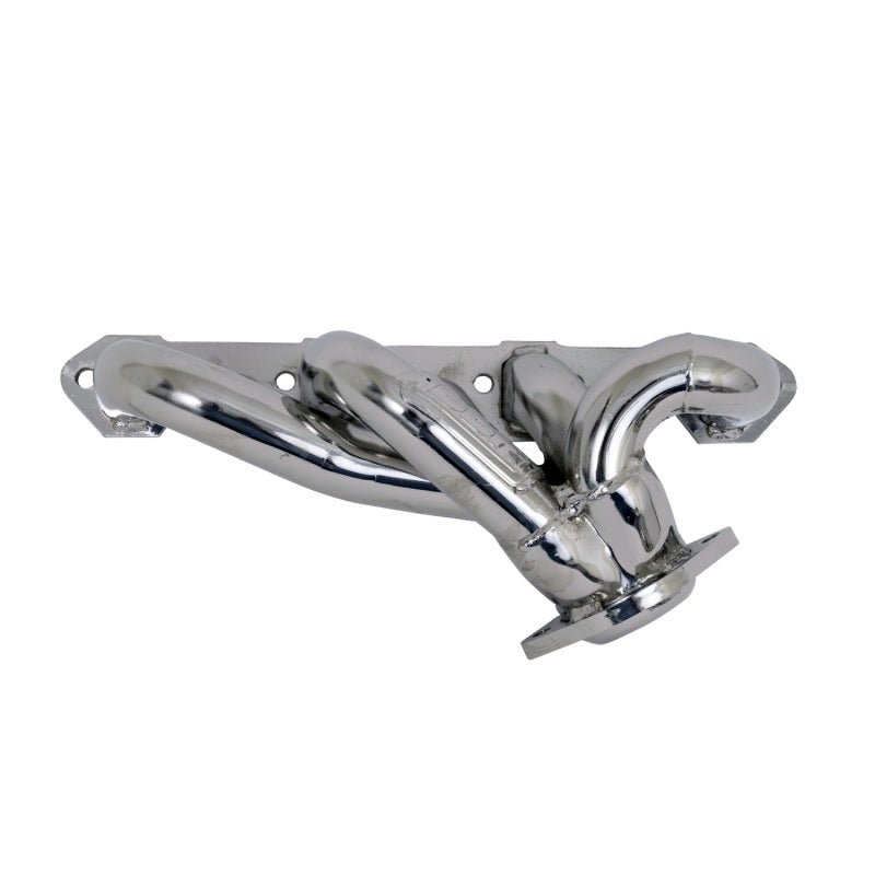 BBK 87-95 Ford F150 Truck 5.0 302 Shorty Unequal Length Exhaust Headers - 1-5/8 Chrome - Crew Original