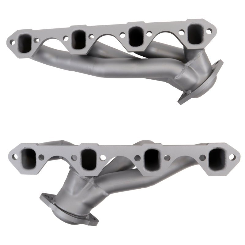BBK 87-95 Ford F150 Truck 5.0 302 Shorty Unequal Length Exhaust Headers - 1-5/8 Chrome - Crew Original