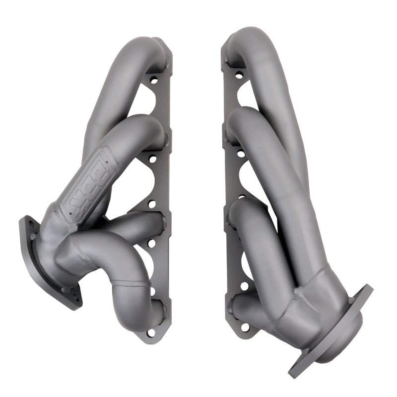 BBK 87-95 Ford F150 Truck 5.0 302 Shorty Unequal Length Exhaust Headers - 1-5/8 Chrome - Crew Original